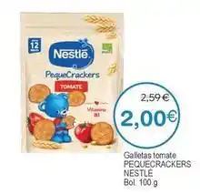 Plenus Supermercados Nestlé - galletas tomate pequecrackers oferta