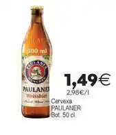 Plenus Supermercados Paulaner - cervexa oferta