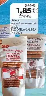 Plenus Supermercados Galicia - galleta integral/pouco azucre/ canela oferta