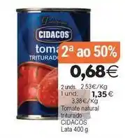 Plenus Supermercados Cidacos - tomate natural triturado oferta