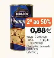 Plenus Supermercados Cidacos - champinon laminado oferta