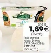 Plenus Supermercados Xanceda - logur cremoso natural eco 0% oferta