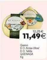 Plenus Supermercados Queinaga - queixo d.o. arzúa-ulloa oferta