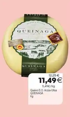 Plenus Supermercados Queinaga - queixo d.o. arzua-ullaca oferta