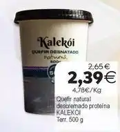 Plenus Supermercados Kalekói - quefir natural descremado proteina oferta