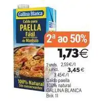 Plenus Supermercados Gallina blanca - caldo paella 100% natural oferta