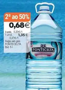 Plenus Supermercados Fontecelta - agua sen gas oferta