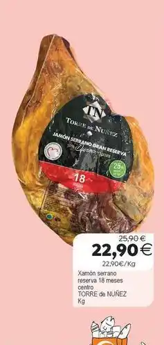 Plenus Supermercados Torre de núñez - xamo serrano reserva 18 meses oferta