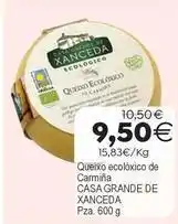 Plenus Supermercados Xanceda - queixo ecolóxico de carniña oferta