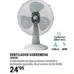 Ferrcash Ventilador sobremesa oferta