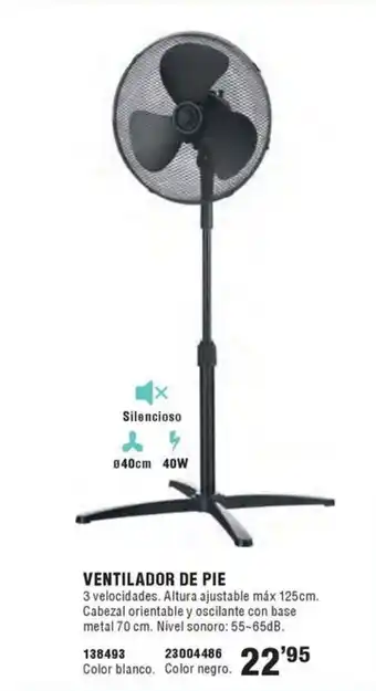 Ventilador de pie