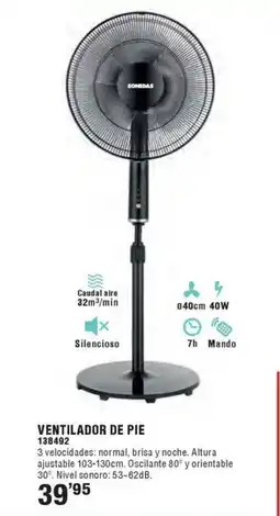 Ferrcash Ventilador de pie oferta