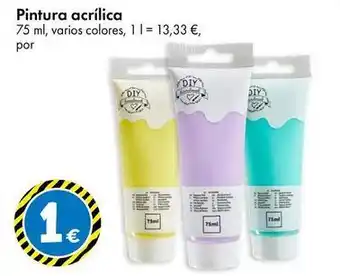 TEDi Pintura acrílica oferta