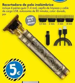 TEDi Recortadora de pelo inalámbrica oferta