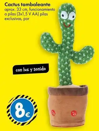 TEDi Cactus tambalante oferta