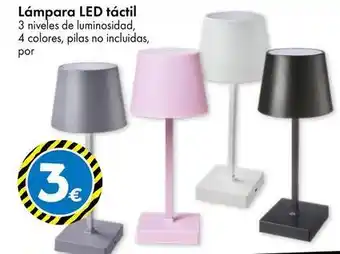 TEDi Lámpara led táctil oferta