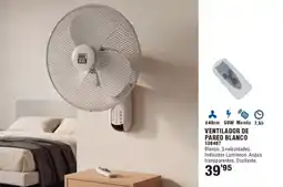Ferrcash Ventilador de pared blanco oferta