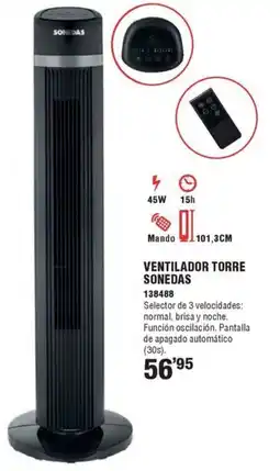 Ferrcash Ventilador torre sonedas oferta