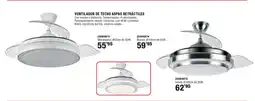 Ferrcash Ventilador de techo aspas retractiles oferta