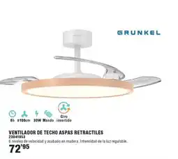 Ferrcash GRUNKEL Ventilador de techo aspas retractiles oferta