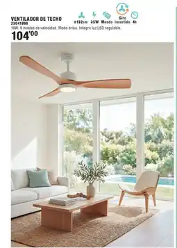 Ferrcash Ventilador de techo oferta