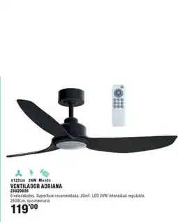 Ferrcash Ventilador adriana oferta