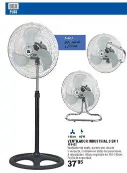 Ferrcash Ventilador industrial 3 en 1 oferta