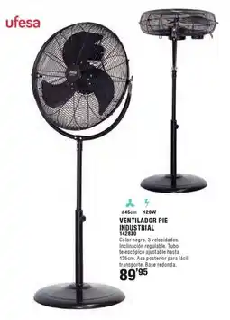 Ferrcash UFESA Ventilador pie industrial oferta