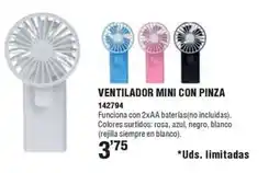 Ferrcash Ventilador mini con pinza oferta