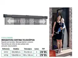 Ferrcash Mosquitera cortina telescópica oferta