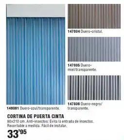Ferrcash Cortina de puerta cinta oferta