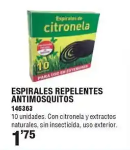 Ferrcash Espirales repelentes antimosquitos oferta