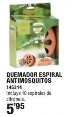 Ferrcash Quemador espiral antimosquitos oferta