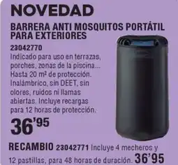 Ferrcash Barrera anti mosquitos portátil para exteriores oferta