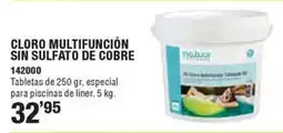 Ferrcash Cloro multifunción sin sulfato de cobre oferta