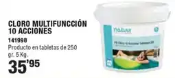 Ferrcash Cloro multifuncción 10 acciones oferta