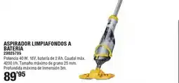 Ferrcash Aspirador limpiafondos a batería oferta