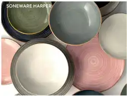 Ferrcash Vajilla stoneware harper surtido colores oferta