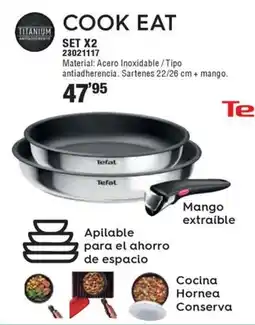 Ferrcash TEFAL Cook eat set x2 23021117 oferta