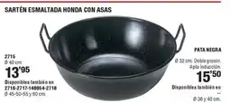 Ferrcash Sartén esmaltada honda con asas oferta