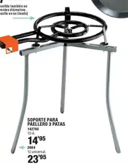 Ferrcash Soporte para paellero 3 patas oferta