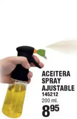 Ferrcash Aceitera spray ajustable oferta