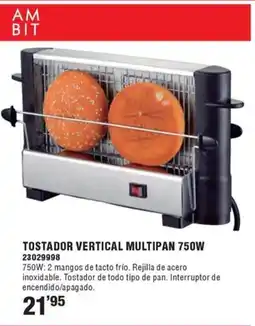 Ferrcash Tostador vertical multipan 750w oferta