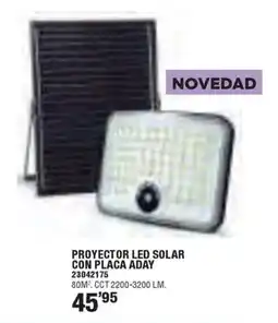 Ferrcash Proyector led solar con placa aday oferta