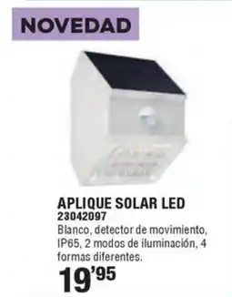 Ferrcash Aplique solar led oferta