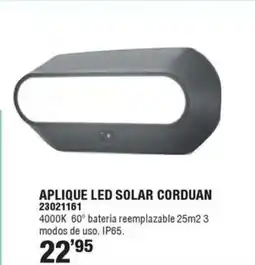 Ferrcash Aplique led solar corduan oferta