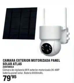 Ferrcash Camara exterior motorizada panel solar atlas oferta
