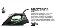 Ferrcash TAURUS Plancha vapor suela anonizada geyser eco oferta