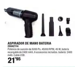 Ferrcash Aspirador de mano bateria oferta