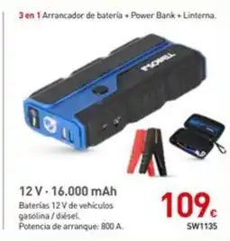 Mi Bricolaje 3 en 1 Arrancador de bateria + Power Bank + Linterna. oferta